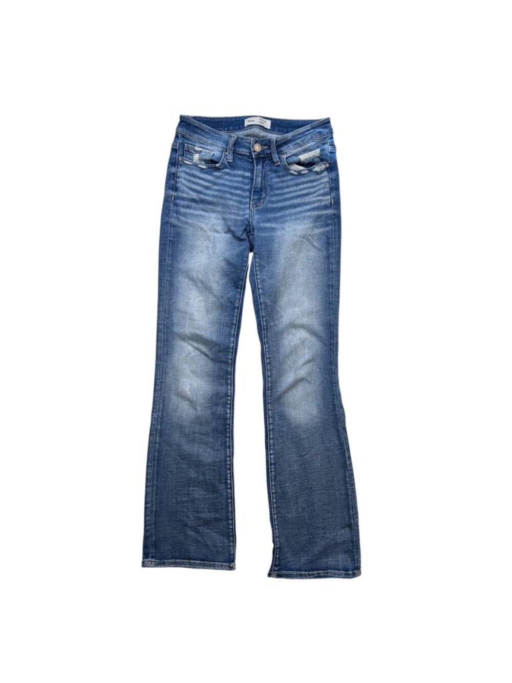 BKE Peyton Mid-Rise Bootcut 25x30 Denim Jean Biker Western Party